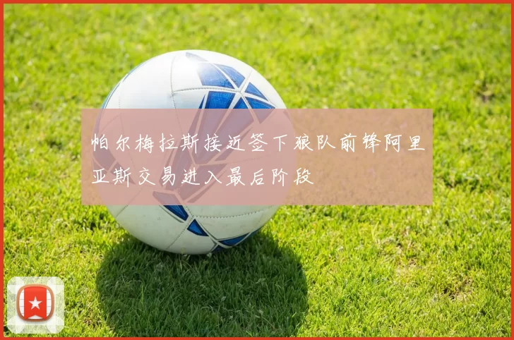 帕尔梅拉斯接近签下狼队前锋阿里亚斯交易进入最后阶段
